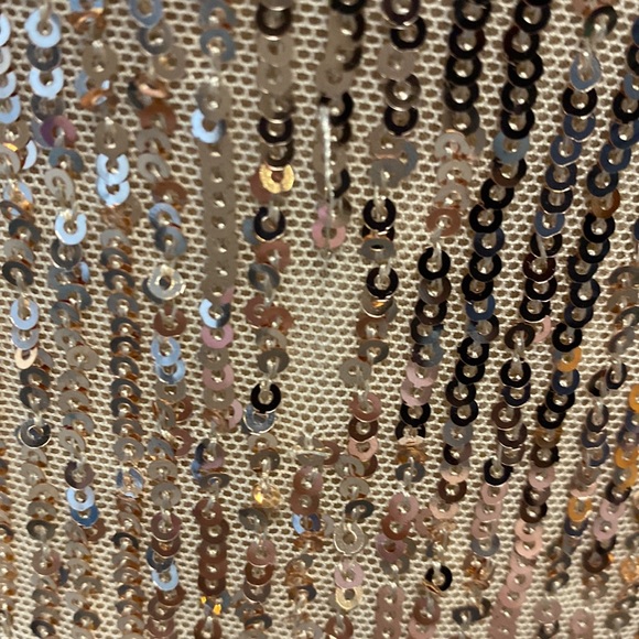 Hot Miami Styles Gold sequin beaded dress large - Picture 12 of 13